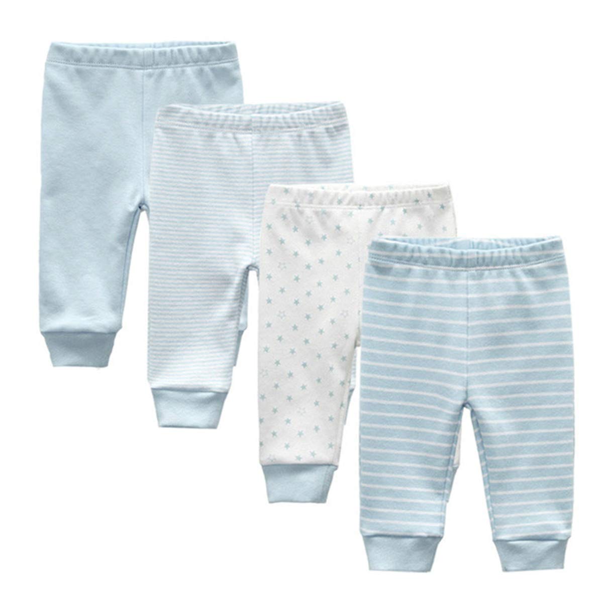 Kiddiezoom Unisex Baby 4-Pack Pant