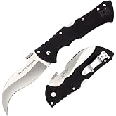 COLD STEEL Black Talon ll 4" S35VN Razor-Sharp Blade 5.5" G-10 Handle Tactical Folding Knife w/Tri-Ad Lock, Ambidextrous Pocket/Belt Clip