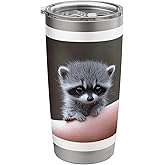 Very Cute mini Racoon Stainless Steel Insulated Tumbler