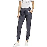 MediChic Women's Scrub Jogger Pants – 5 Pockets, 4-Way Stretch, Moisture-Wicking, Anti-Wrinkle, Elastic Waistband