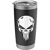 Marvel The Punisher Broken Skull Symbol Stainless Steel Insulated Tumbler