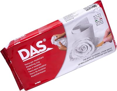 DAS White 1 kg Air Drying Modelling Clay Brand DAS Italy