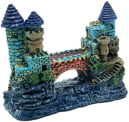 Amazon Com Ehc Resin Wizards Castle 5 1 H Aquarium Decorations