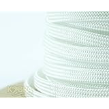 mod/smart Kobra MaxCord High Density Coreless Paracord 16 - 18AWG Sleeving 1/8in.- 100 Foot Spool, White