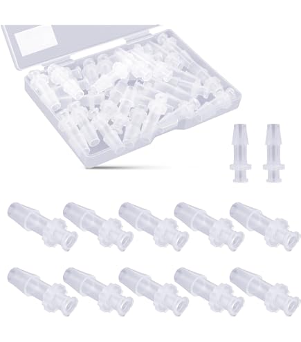 10 Adaptateurs Luer Lock Mâle 5/32" - Polycarbonate - Pour Laboratoire Et Instruments Médicaux