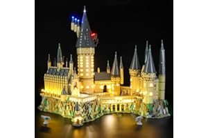 BRIKSMAX Led Lighting Kit for Harry Potter Hogwart's Castle - Compatible with Lego 71043 Building Blocks Model- Not Include The Lego Set