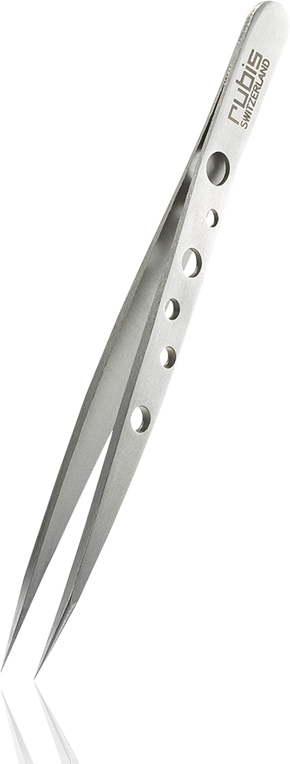Rubis Pointed Tweezer - Splinter and ingrown Hair Remover (Elegance)