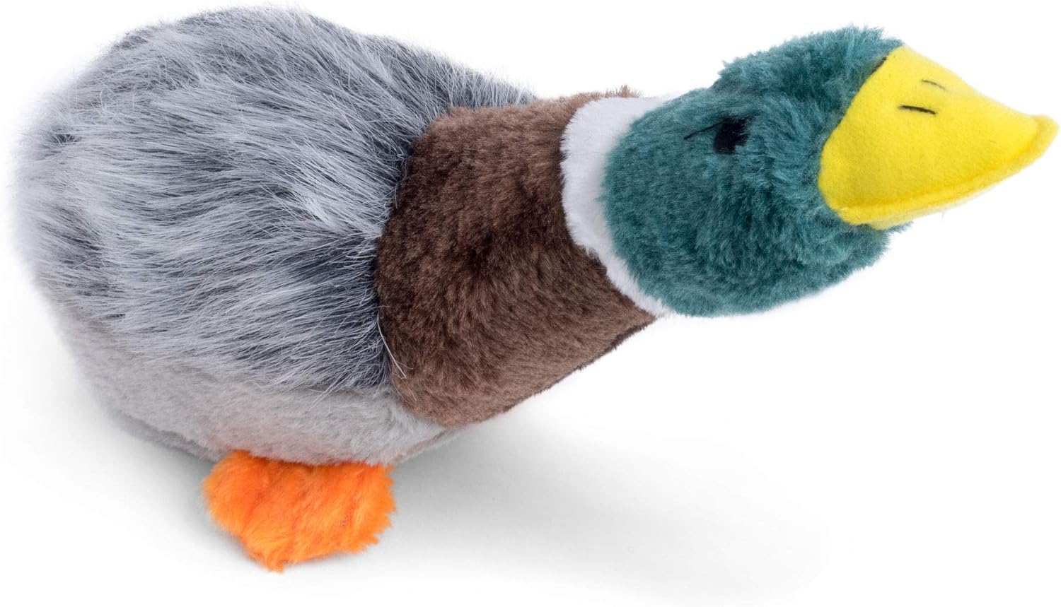 Petface Honking and Squeaky Duck Plush Dog Toy โ image 1