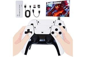 Retro Game Console 2026 Upgraded Game Stick with Built-in 23 Emulators 20000+ Video Games, 4K HDMI Output, Plug and Play Vide