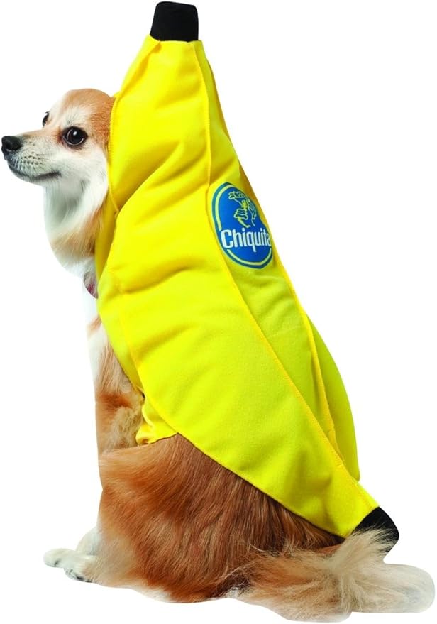 Rasta Imposta 4459 L Chiquita Banana Dog Costume Large Amazon Co Uk Pet Supplies