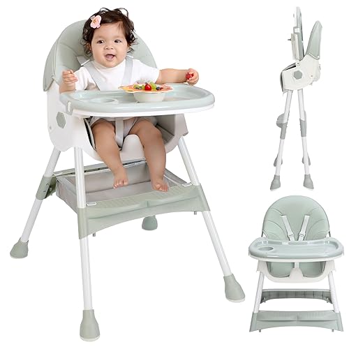 MJKSARE High Chair, 3-in-1 High Chairs for Babies and Toddlers