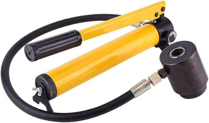 Knockout Punch Set, 6 Dies 10Ton Hydraulic Punch Tool Manual Knockout