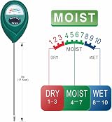 XLUX Soil Moisture Meter Plant Water Monitor Hygrometer Sensor Gardening view 3