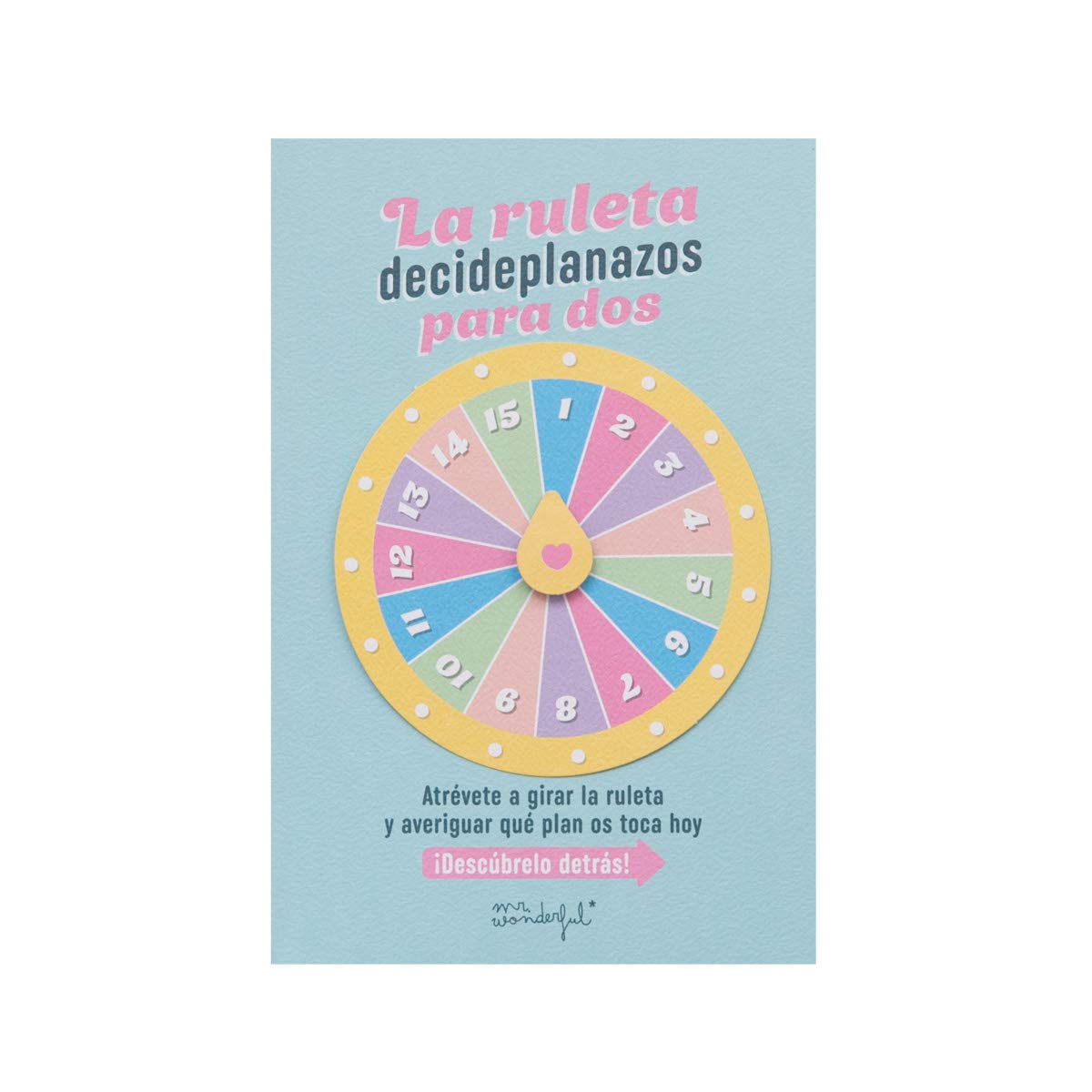 Mr. Wonderful Postcard with Roulette, Paper, Multicoloured, Standard, WOA10821ES