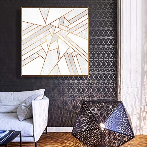 Suuyar Pintura Decorativa Geométrica Líneas De Corte Geométricas