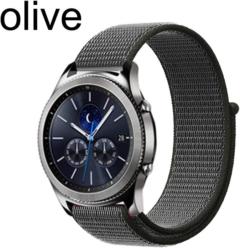22mm 20mm Strap for Samsung Gear S3 s2 Sport Frontier Classic Galaxy Watch Active 42mm 46mm Band