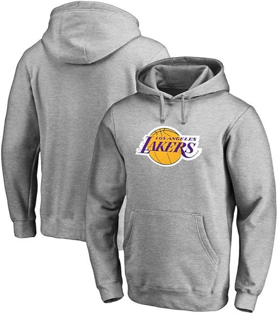 Lakers Basketball Sweater Men's Hooded Micro Plus Velvet Hoodie Youth