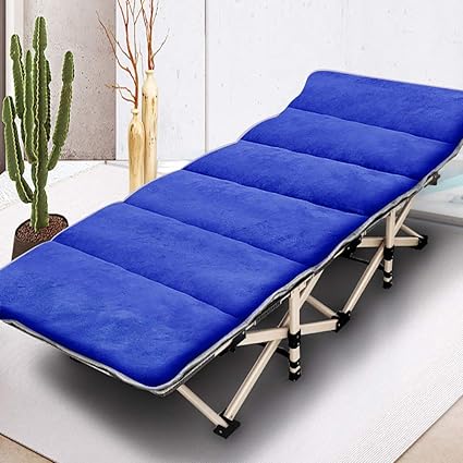 steel cot double with mattress