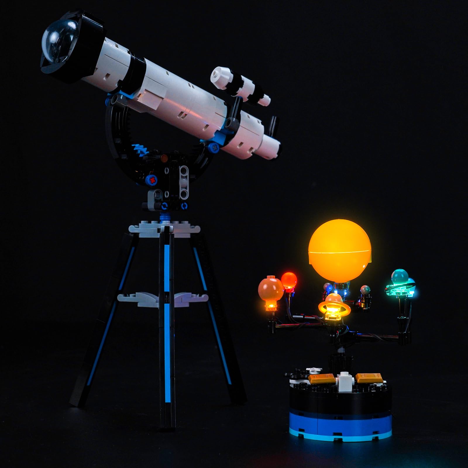 Light Kit Compatible with Lego 31378 Space Exploration Telescope (No Model), Decoration Lighting Set Compatible with Lego Space Exploration Telescope Building Blocks Model