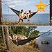 RICHKA Camping Hammock - Double Hammock - Portable Hammock - Best Outdoor Travel Hiking Patio Beach Hammock - Parachute Lightweight Nylon Hammock - Two Person Hammock - Large Hammock (Green, Purple)