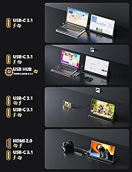 OLED Touch Screen Monitor, 15.6" 4K 60Hz IPS