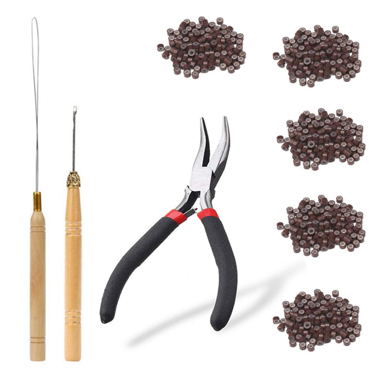 WZHG Hair Extension Tool Kit For Hair Extensions Pliers