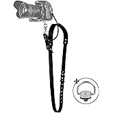 C Coiro Leather Camera Strap for One Camera Professional Single Leather Harness Shoulder Strap Quick Release