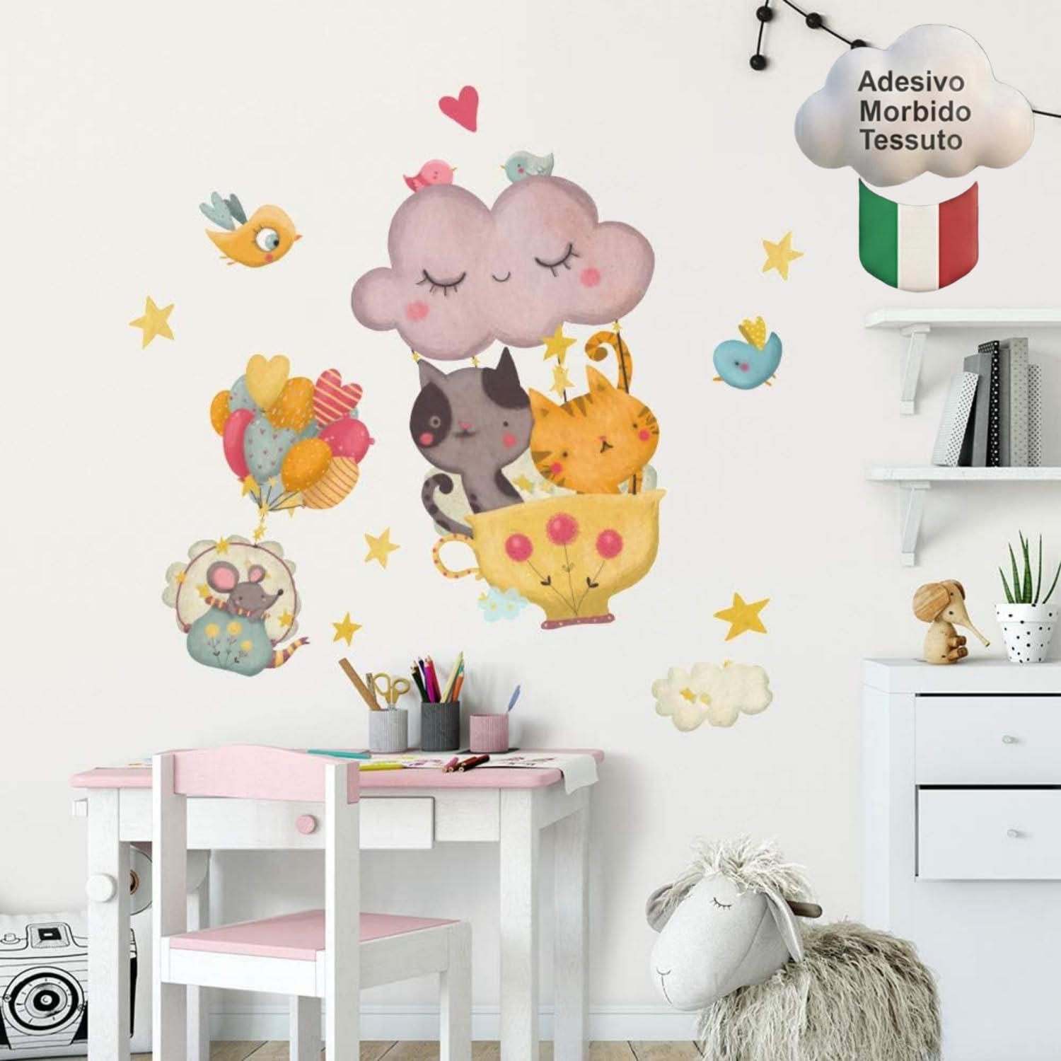 kina - R00518 Kids wallstickers for Children's Bedroom - Wall Sticker Removable Decals Decor Decoration