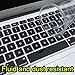 Keyboard Cover for MacBook Pro 13”15”17” MacBook Air 13” (with or without Retina Display) Keyboard Skin for MacBook Air 13 Inch （Black） (Black)