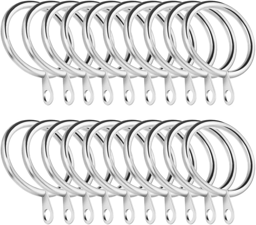 20 Piezas Anillos de Cortina de Metal 45mm Diámetro Interno Cortina ...