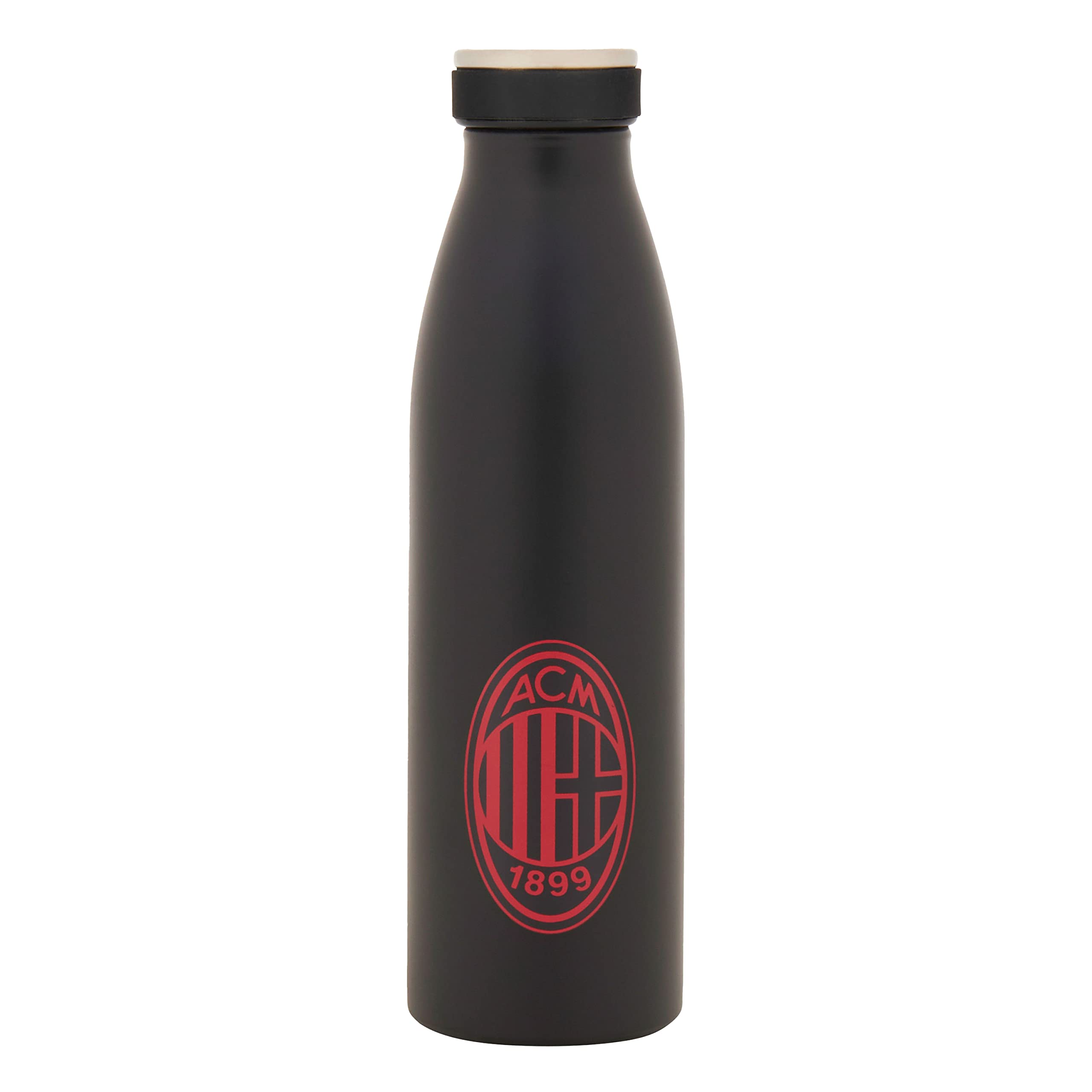 AC Milan Gil Blk, ACM_Bottle_001 Unisex Adult,Black,Red