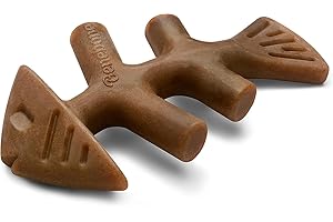 Benebone Fishbone Durable Dog Chew Toy for Aggressive Chewers, Real Fish, Made in USA, Giant