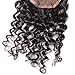 Elva Hair Free Part Deep Curly Lace Closure Bleached Knots Brazilian 3.5