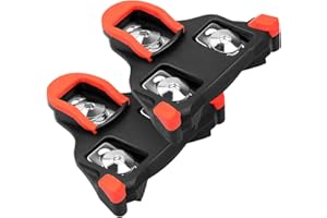 Thinvik Road Bike Cleats for Shimano SPD-SL Locking Cycling Pedals Cleat for Shimano Sh11 System Shoes - 0/6 Degree Float