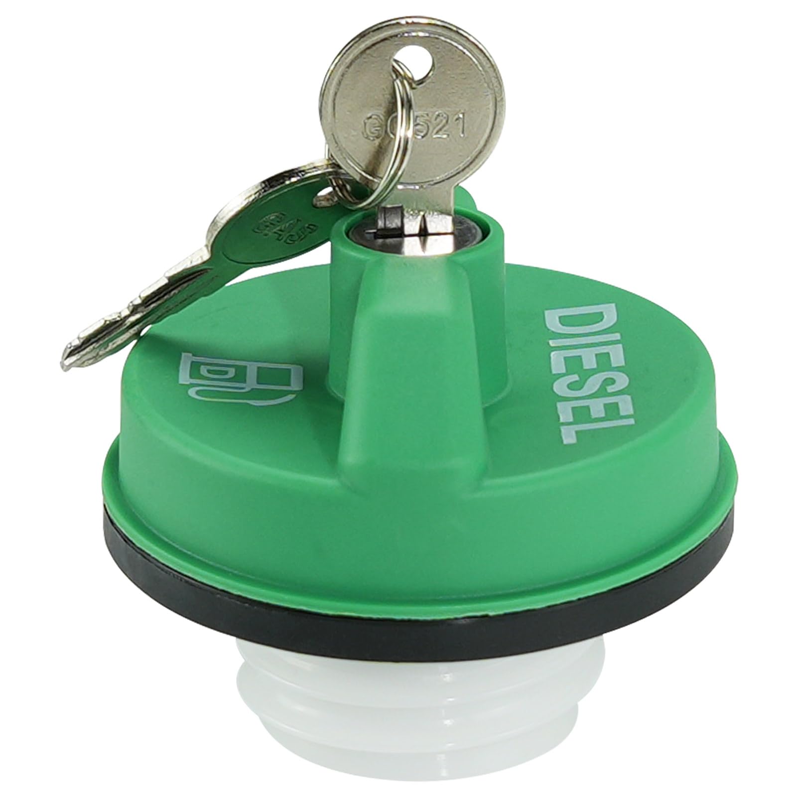 Photo 1 of 10591D Locking Diesel Fuel Cap for Che-vy C2500 C3500 Do-dge D250 D350 F-ord F250 F350 G-MC C3500 K3500 Locking Gas Cap Replacement 9MGC791 MGC791