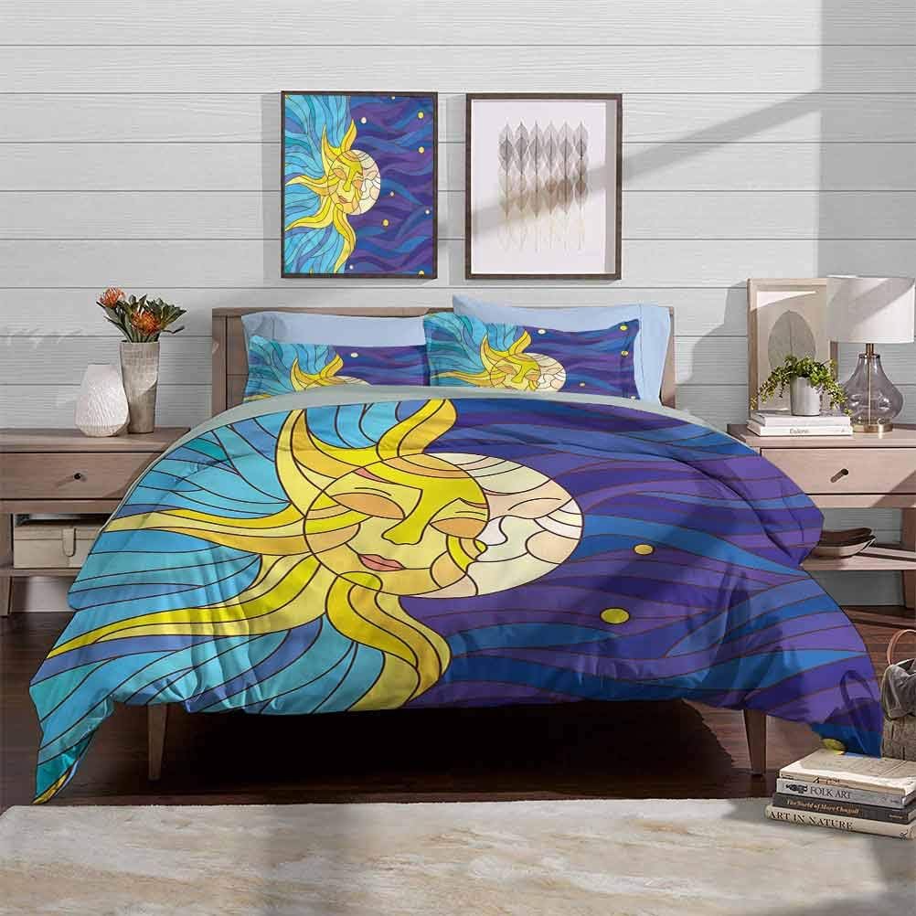 Duvet Cover Set Sun and Moon Nursery Bedding Sets Artistic