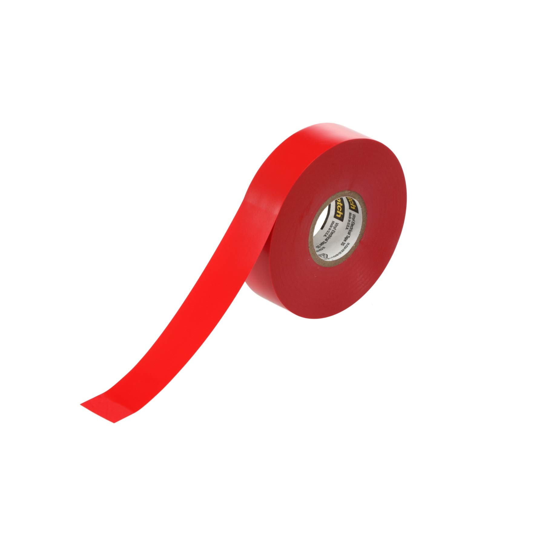 Scotch Vinyl Color Coding Electrical Tape 35, 3/4 in x 66 ft, Red Buy
