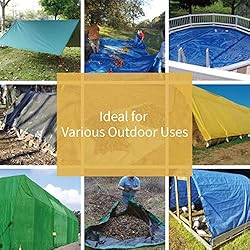 GUARD SHIELD Tarp Green 9x15 Feet Multi Purpose