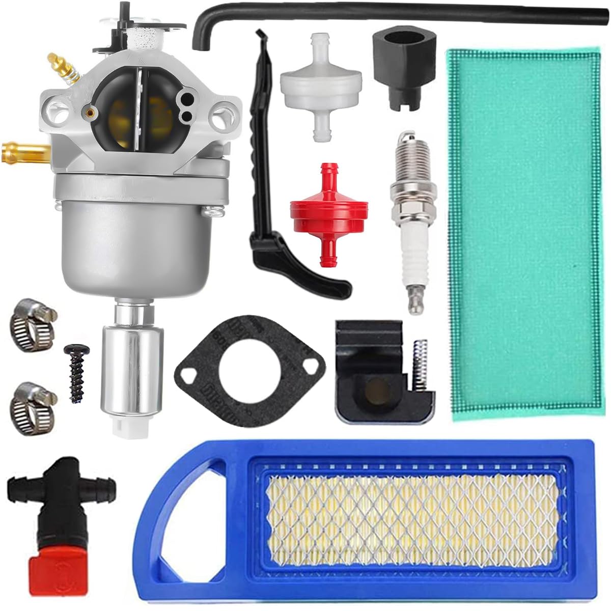 Qiuwanzia 799727 Carburetor for Briggs Stratton 698620 794572 14HP 15HP 16HP 17HP 17.5 HP 18HP 498061 499153 287707 287777 28N707 28N777 28P777 28Q777 Engine Lawn Tractor Mower parts