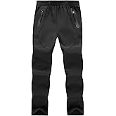WULFUL Kids Waterproof Snow Ski Pants Boys Girls Outdoor Winter Fleece Hiking Insulated Snowboard Pants