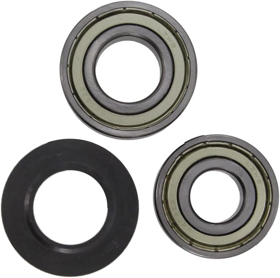 SPARES2GO Drum Bearing & Oil Seal Kit for Candy Washing Machines (6205Z