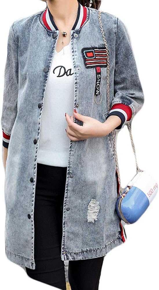 baseball jean jacket