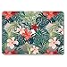 GMYLE MacBook Air 13 Inch Case A1466 A1369 Old Version 2010 2017, Hard Shell Plastic Clear Crystal Glossy Snap On Cover (Tropical Floral)