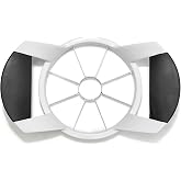 OXO Good Grips Apple Slicer, Corer &amp; Cutter | Stainless Steel Blades Slices, Core and Divide In One Push, Non-Slip Grips, Uniform Apple Wedges, Dishwasher Safe