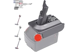 URUN 2-in-1 V7/ V8 Adapter for Milwaukee M-18 18V Battery Convert to for Dyson V7/8 Handheld Vacuum Cleaner Battery Compatible with V7/8 Animal V7/8 Absolute V7/8 Motorhead Pro V7/8 Trigger V7/8
