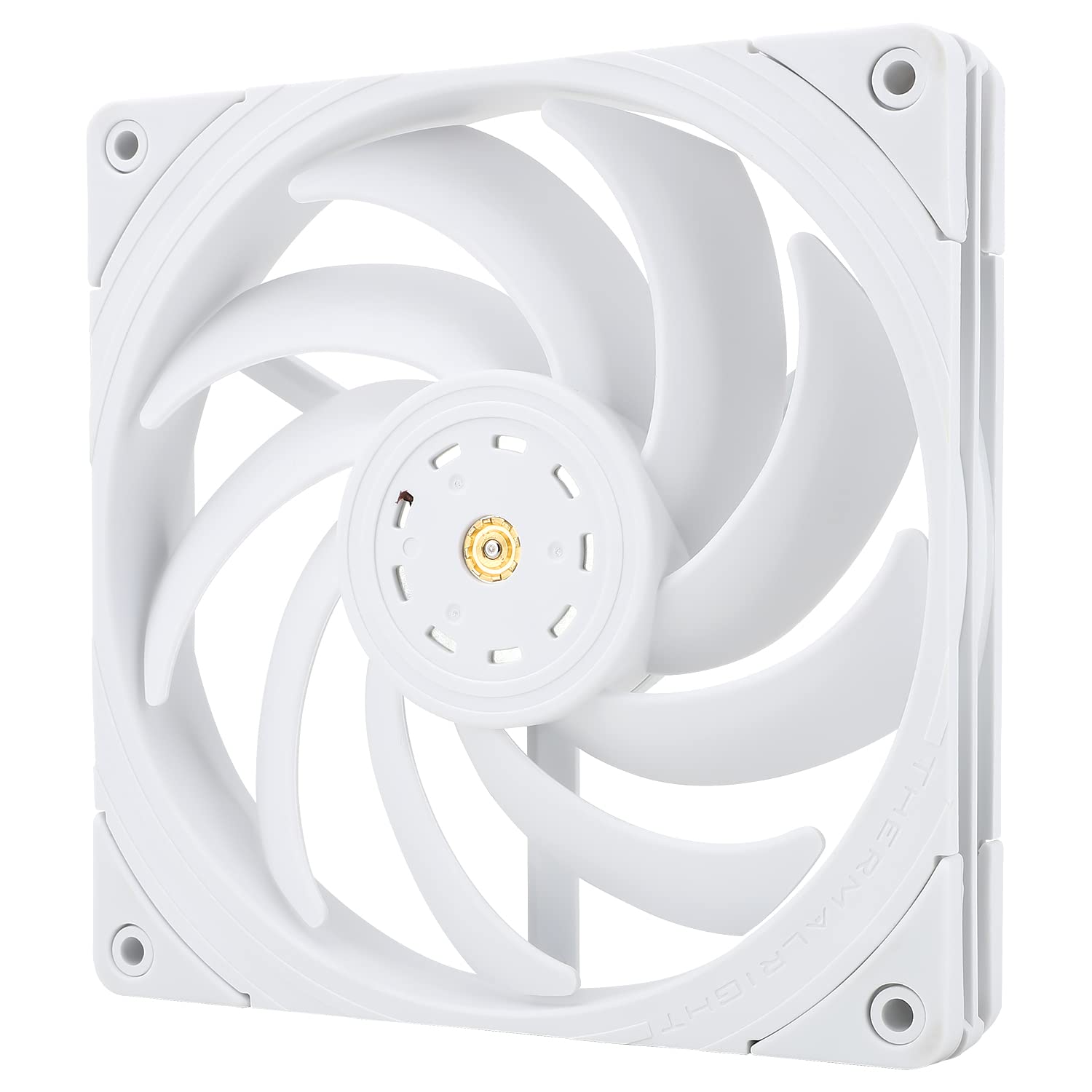 Thermalright TL-B14W 140mm CPU Cooler Fan, Computer White Case Cooling, 4PIN PWM Control, Air Flow 82.5CFM, 1500RPM Speed, Static-Pressure Performance Case Fan for S-FDB Bearing(White)