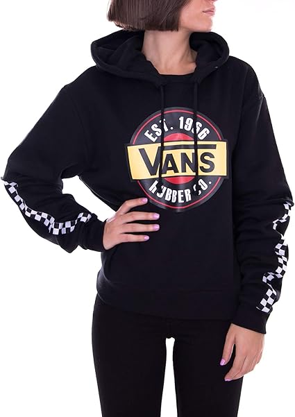 Vans - Hoodie - Chromo Twofer Hoo - Black: Amazon.co.uk: Clothing