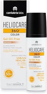 Heliocare 360 Colour Gel SPF50+ 50ml Oil-Free Bronze Face Sunscreen view 1