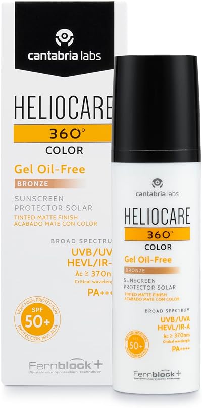 Heliocare 360 Colour Gel SPF50+ 50ml Oil-Free Bronze Face Sunscreen