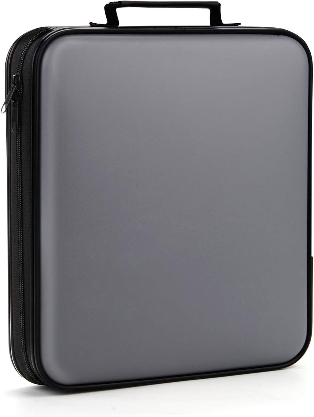 TIMCORR 160 Capacity DVD CD Storage Case Gray Binder Car Organizer